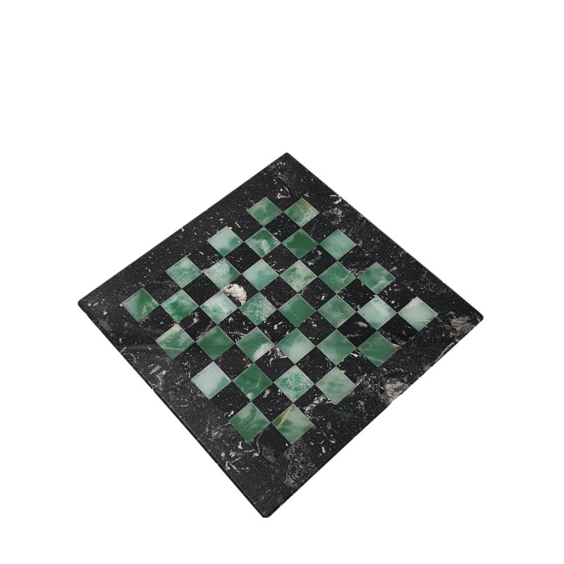 Marble chessboard green-black