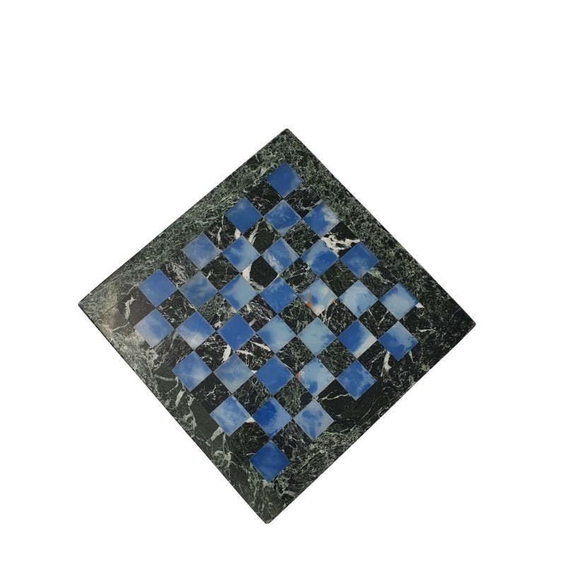 Marble chessboard green-blue