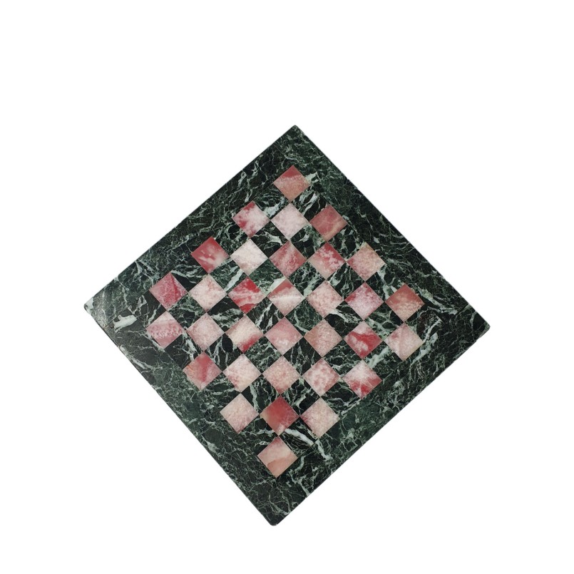 Σκακιέρα μαρμάρινη πράσινο-ροζ