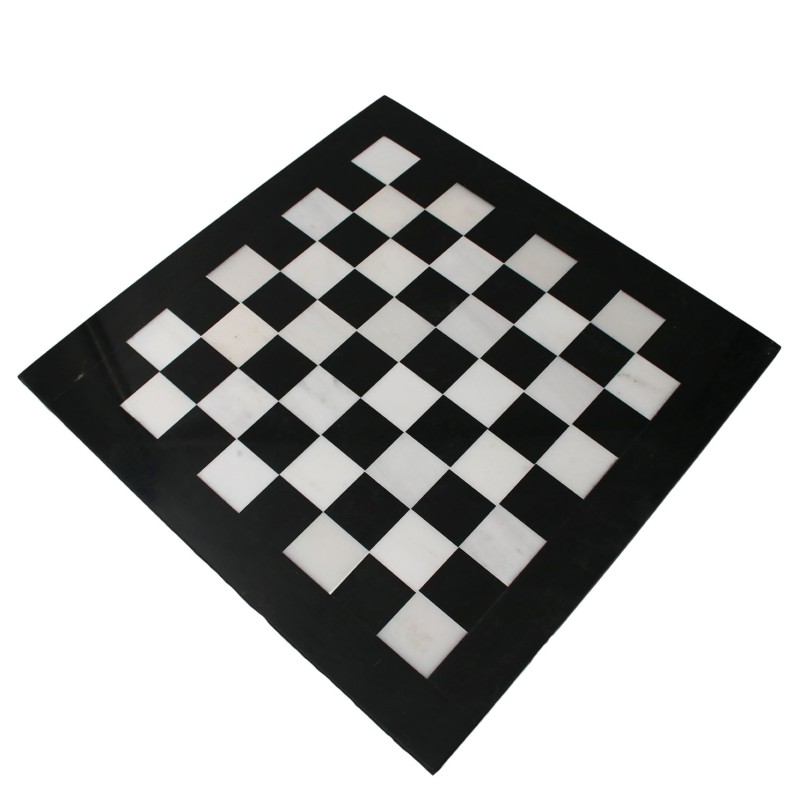 Marble chessboard black-white
